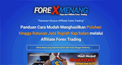 Desktop Screenshot of forexmenang.com