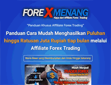 Tablet Screenshot of forexmenang.com